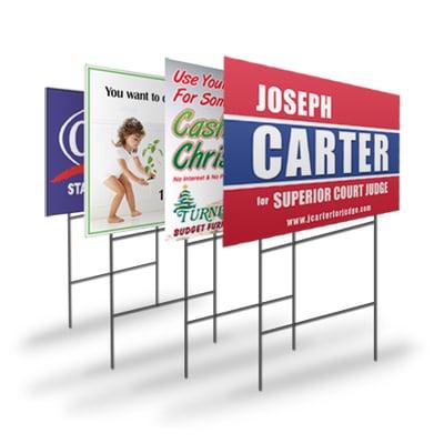 corrugated signs