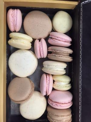 Take-home macarons from baking class