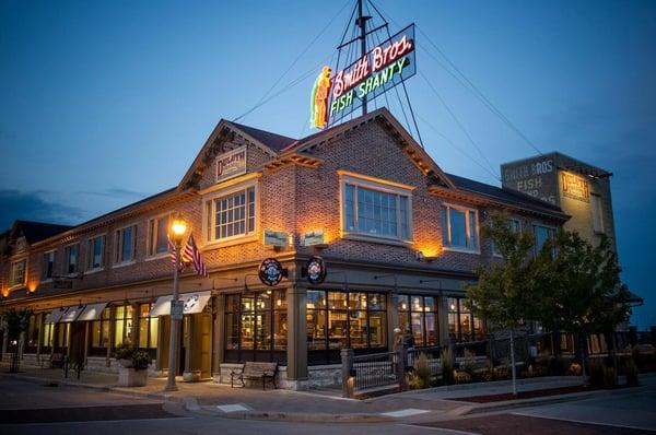 Built in 1954, the building is a landmark - anchoring a site central to the local fishing industry for over 175 years.