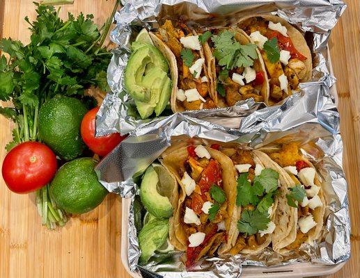 A #TacoTuesday special chicken tacos! Juicy and packed full of flavor.