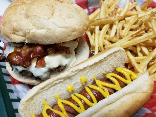 Charbroiled Burgers with Fresh Cut Fries