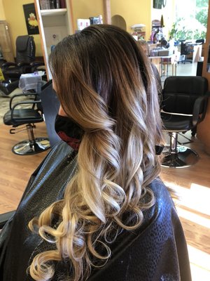 Cool ombré color