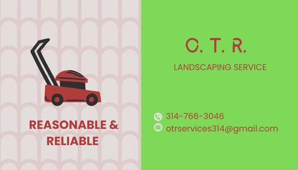 OTR Landscaping Service