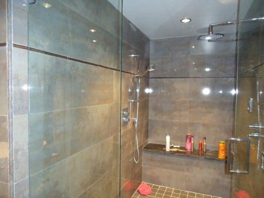 Master bathroom marble stone