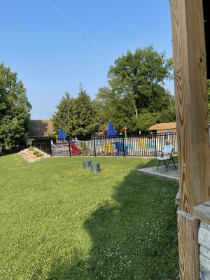 View of pool area.