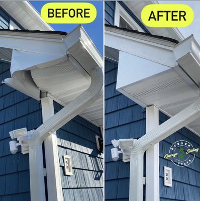 Damage repair. We are available for all of your exterior needs!  -Garage - Siding - Roof - Gutters Call for your free estimate! 201-739-8700