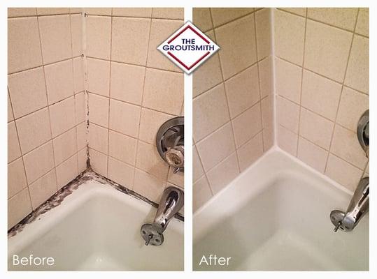 Bath Tub Tile Cleaning & Grout Restoration