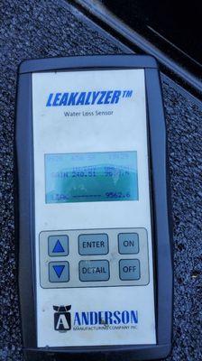 Pool leak detection