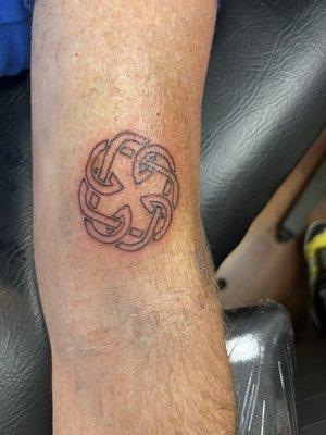 Father daughter Celtic knot my husband chose