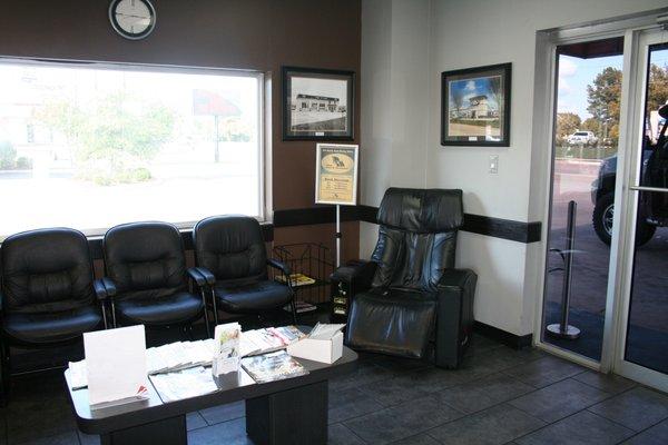 Massage Chair in the lobby