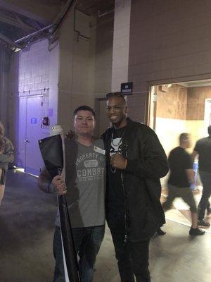 Couch kenny with MVP at Bellator