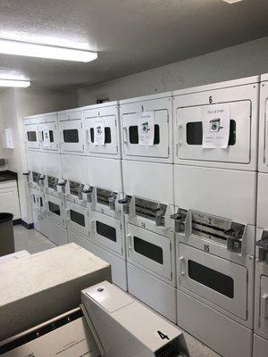 The many dryers that do not work. This is month 4.