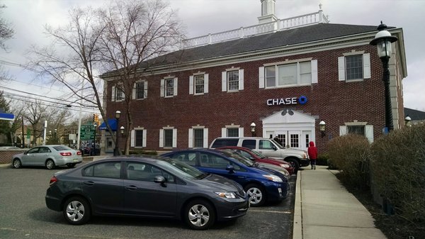 Parking lot and outdoor ATM