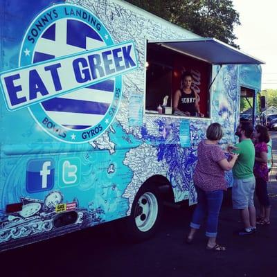 Eat Greek food truck.