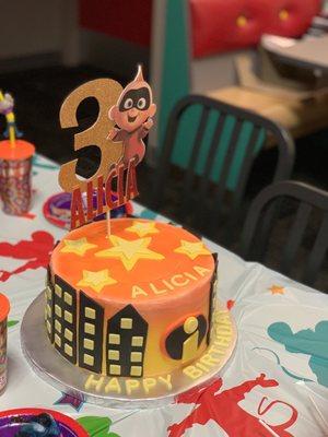 Alicia's 3rd b-day cake