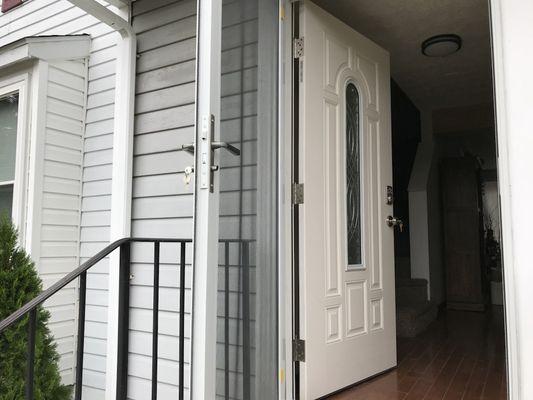 Principal door and storm door project