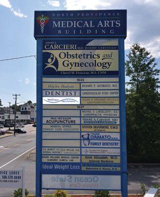 Office located at the Medical Arts Buildings, 1635 Mineral Spring Ave, #205, North Providence RI