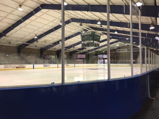 Ice arena in off season; very clean and nice