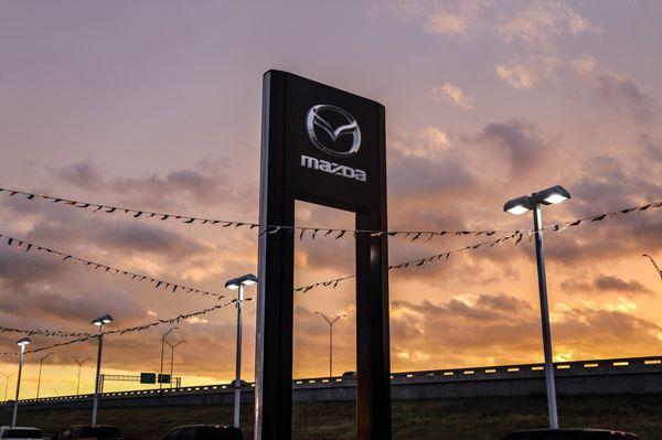 A beautiful Texas sky here at Jim Bass Mazda