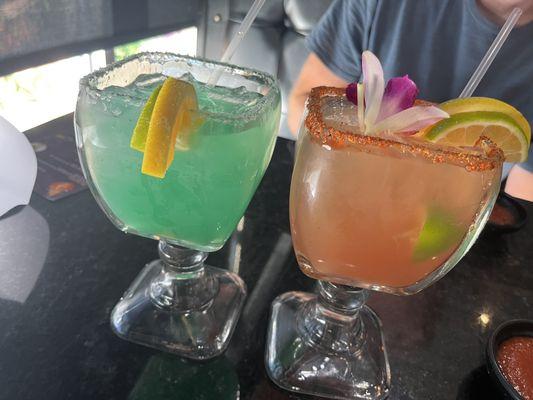 Blue Margarita & watermelon Margarita