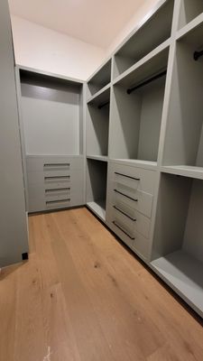 Custom closet after