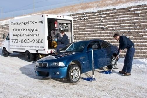 Tire Change & Repair Services Chicago.