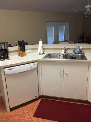 Before...Kitchen island