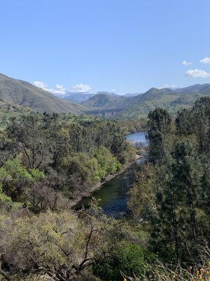 Kings River and the dam