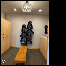 Locker room for those who board their horse at Ironhorse