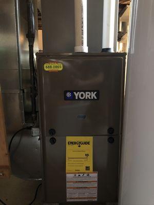 York High Efficiency Furnace
$525.00 National Fuel rebate !!!