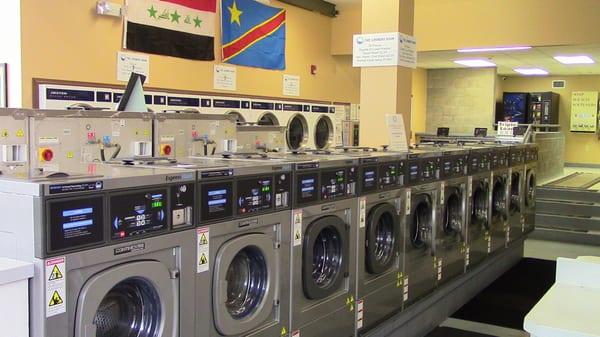 These are our 20 Pound Washers that are $2 per load and $1.50 all day Wednesday.