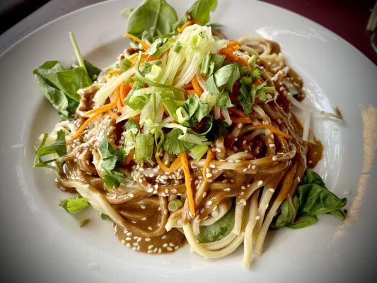 Cold sesame noodles