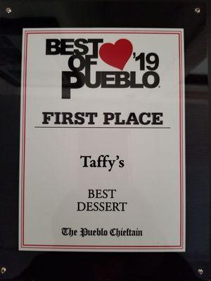 Voted best dessert in Pueblo