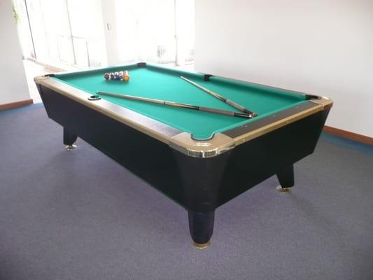 Amenities include billiards, weight room, spa & sauna