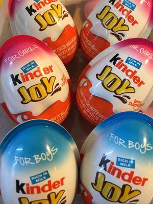 The best price for kinder eggs. My daughter loves these. It's all the kids are raving about! And honestly it's the best price. I've checked!