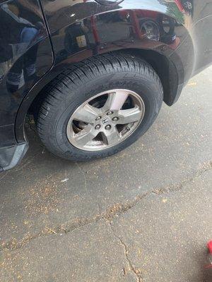 Brand new rear tires