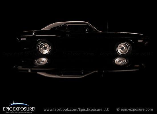 Studio - Automotive;  70 Dodge Challenger