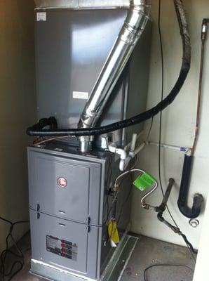 New 5 ton Rheem split system