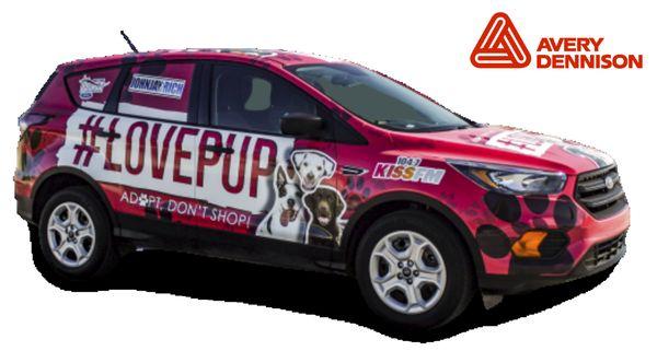 KISS FM Fleet Wrap with Avery Dennison Vinyl Film