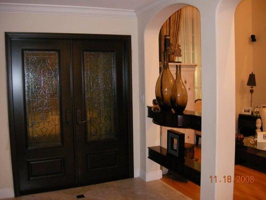 Custom Mahogany Doors