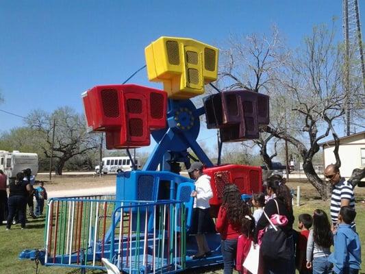 Ferris Wheel. Lots of fun for kids of all ages!