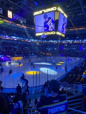 Blues vs aves playoff hockey