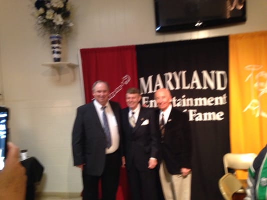 Maryland Entertainment Hall of Fame.
 Jough Loosemore(L), Mel Sebode(M), & Frank SPECIALE.