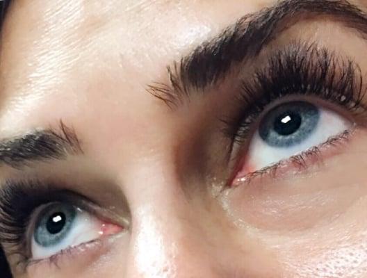 Lash work done by Jamie Leigh