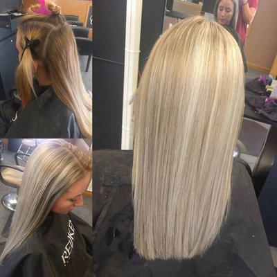 Icy Blonde done by Casey