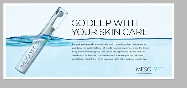 Our skincare line, Mesolyft, allows you to try gentle micro-needling at home while applying rich serum. Shop here www.mesolyft.com