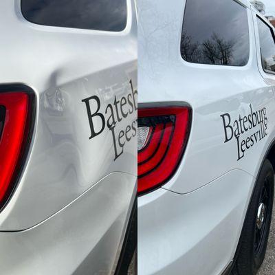 Dent Repaired on 2021 Dodge Durango