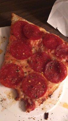 Bitten pepperoni slice ! lol