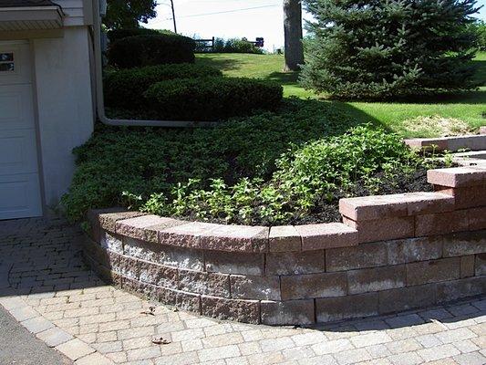 small retaining wall