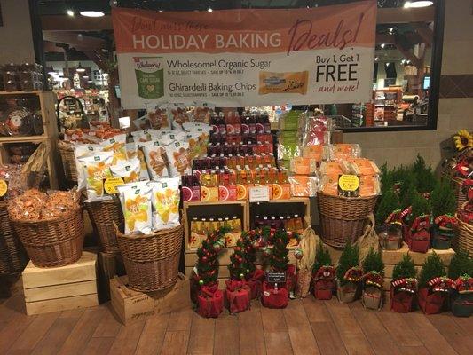 Holiday Baking display